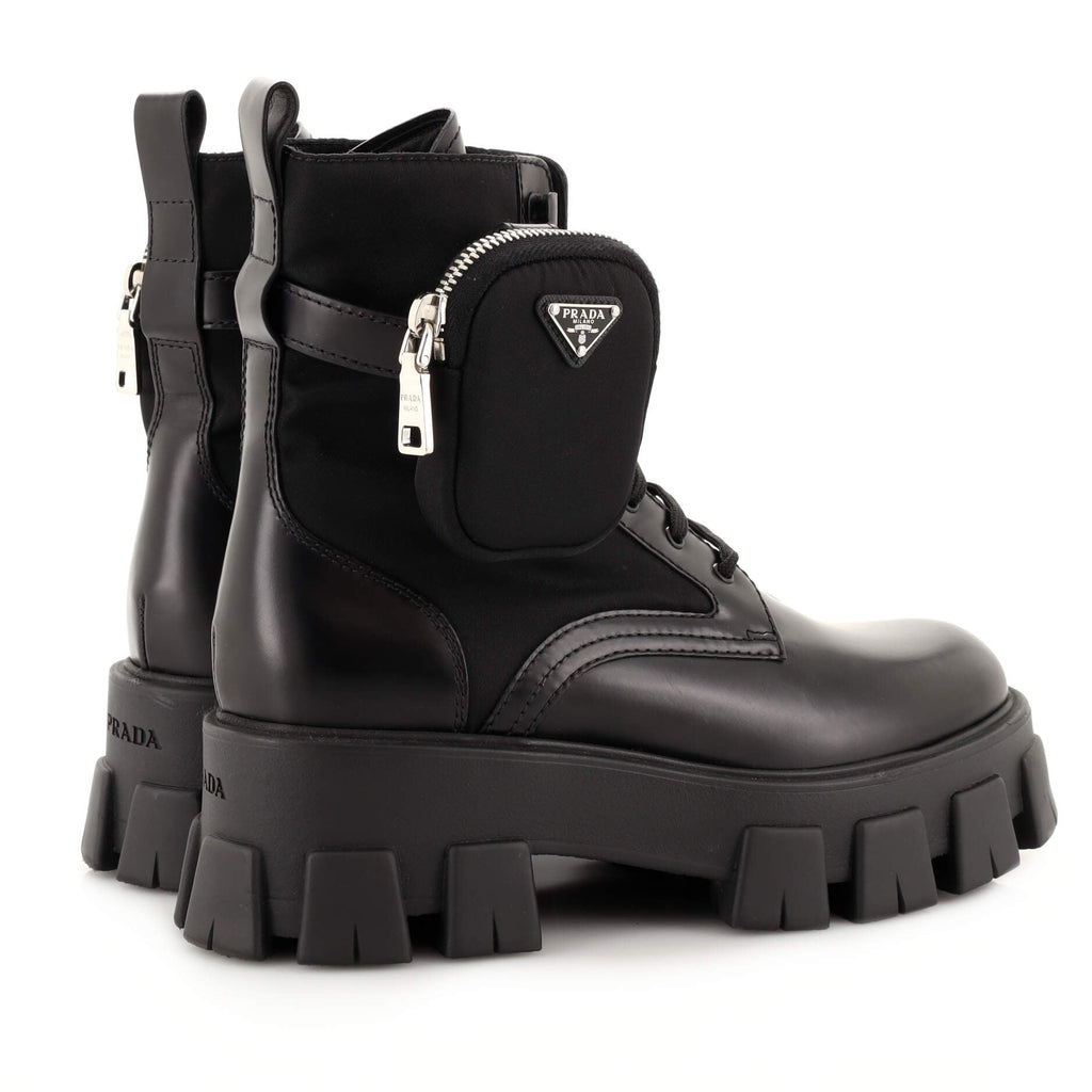 Monolith Combat Boots Leather and Nylon