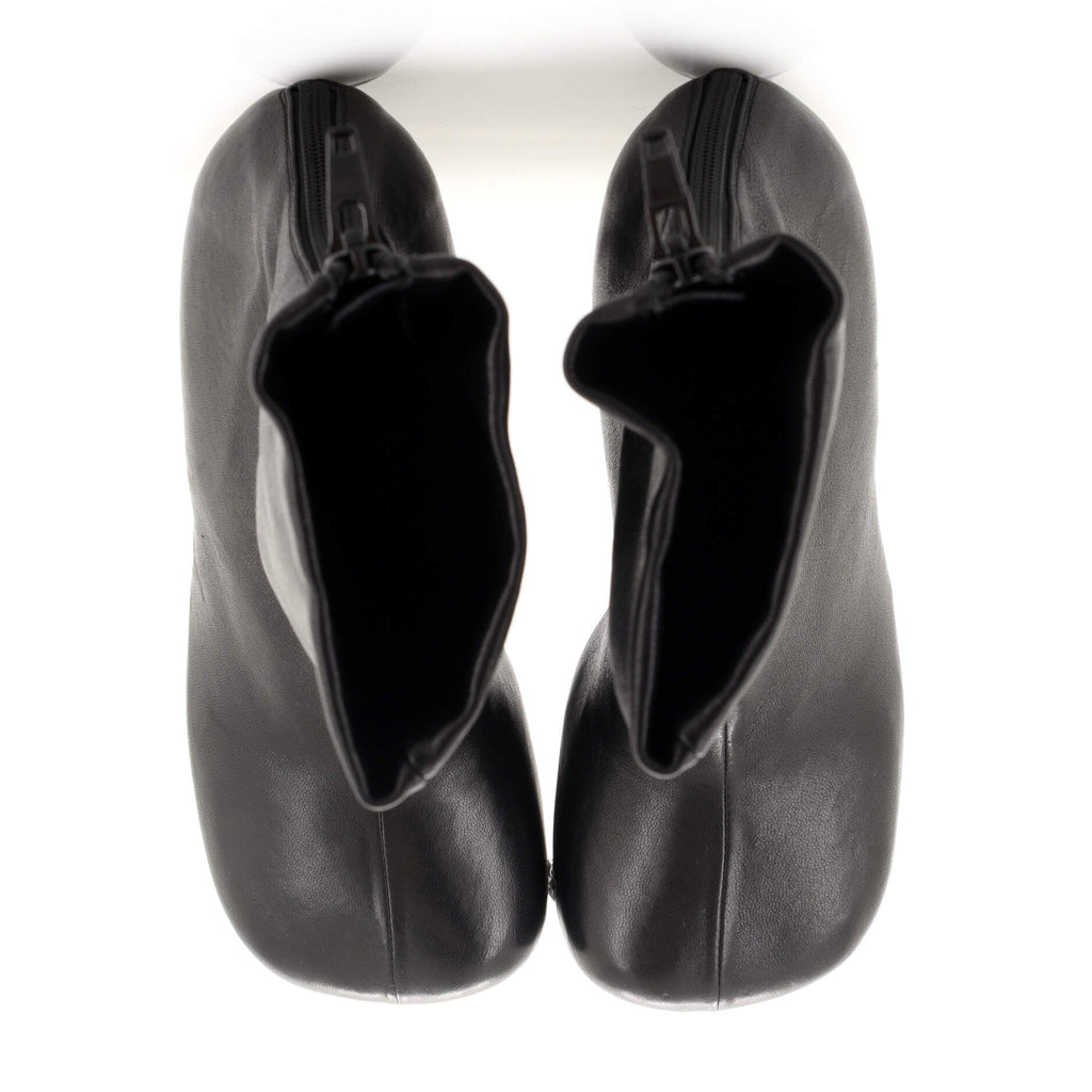 Women's Bloc Ankle Boots Leather