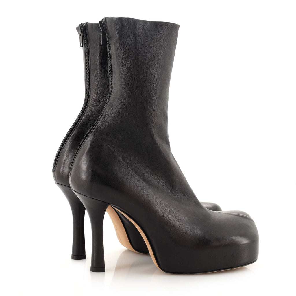 Women's Bloc Ankle Boots Leather