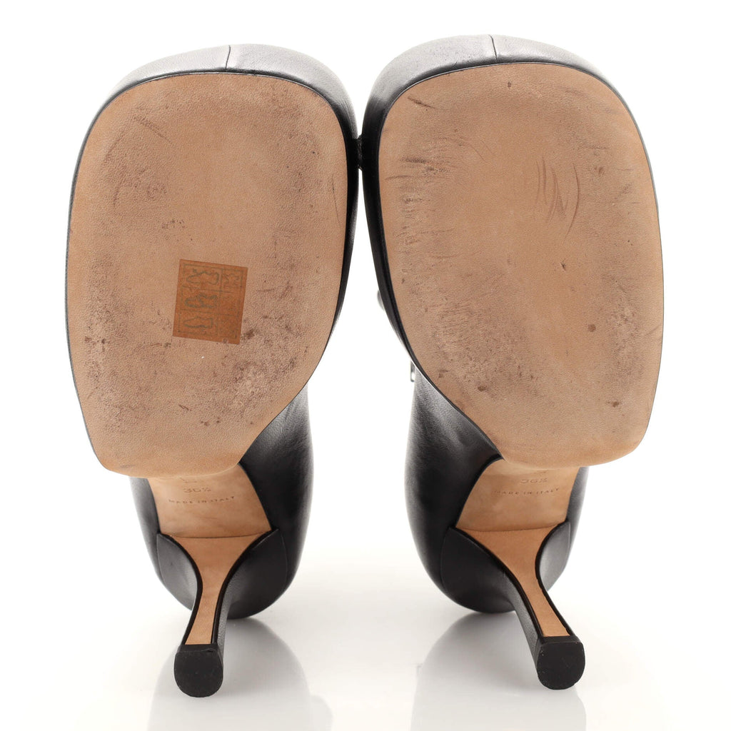 Women's Bloc Ankle Boots Leather