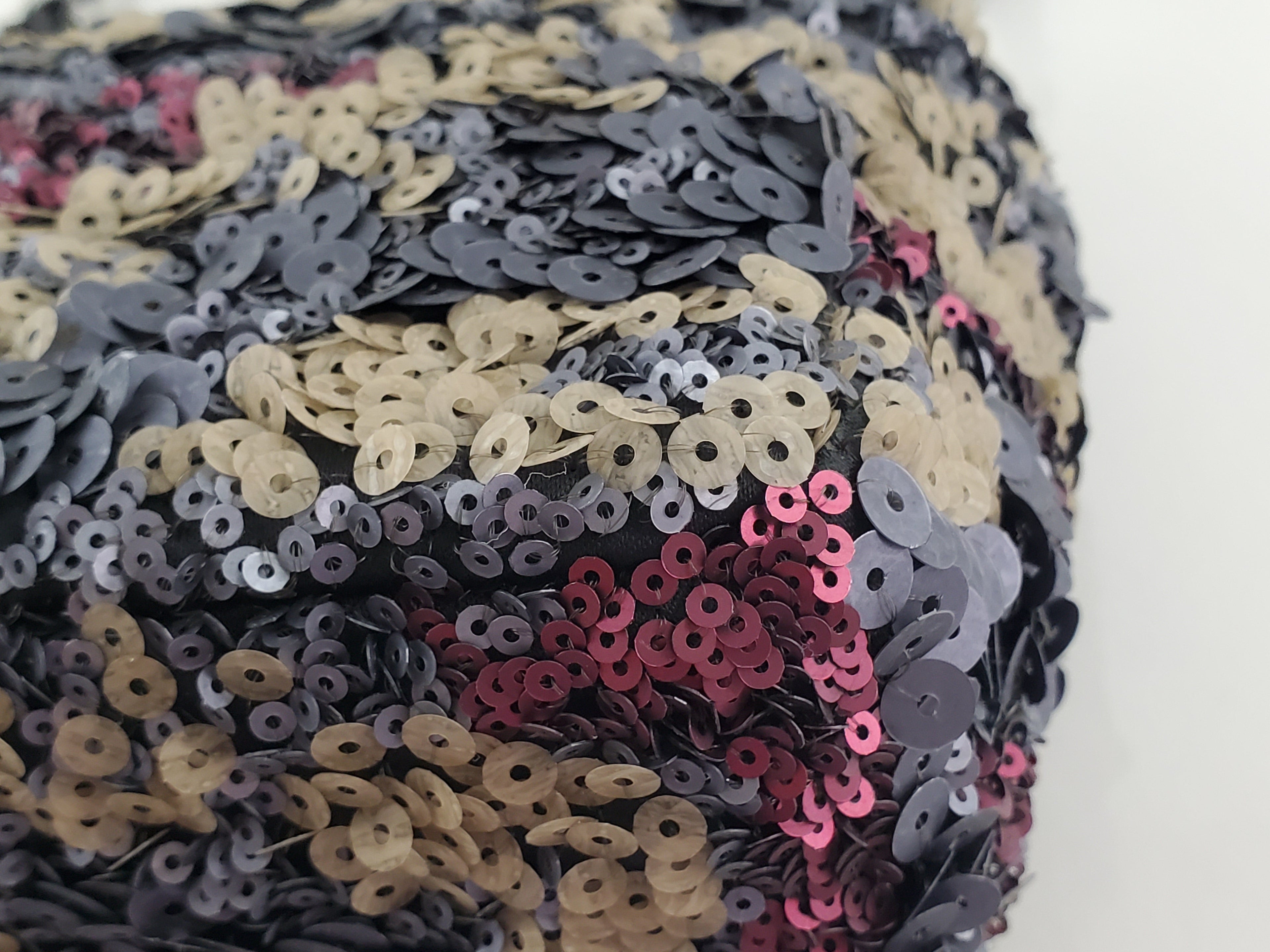 Chanel 2013 Sequin Embellished Metallic Pink Medium Flap Bag