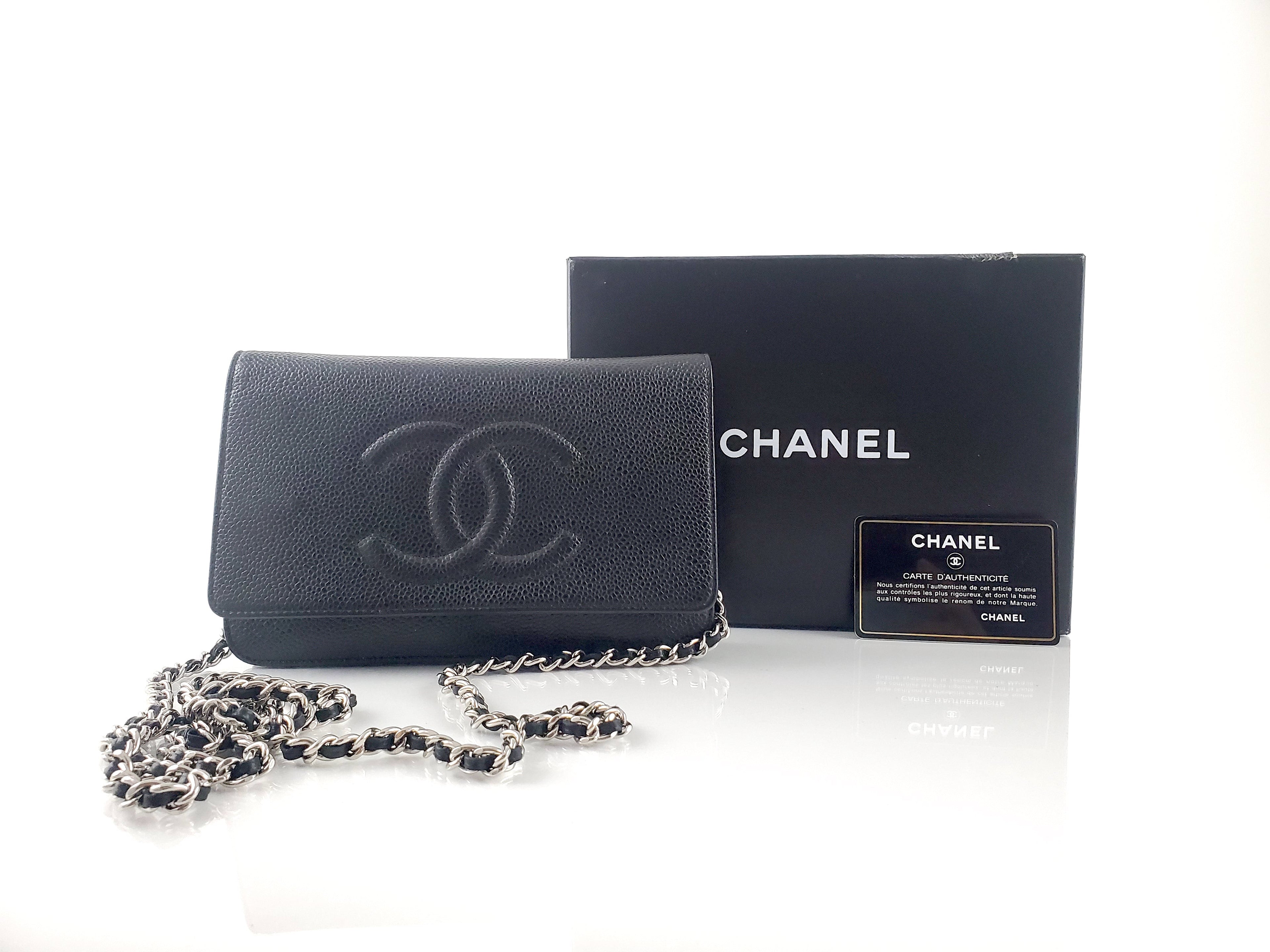 Chanel Timeless CC Logo Wallet on the Chain WOC Bag