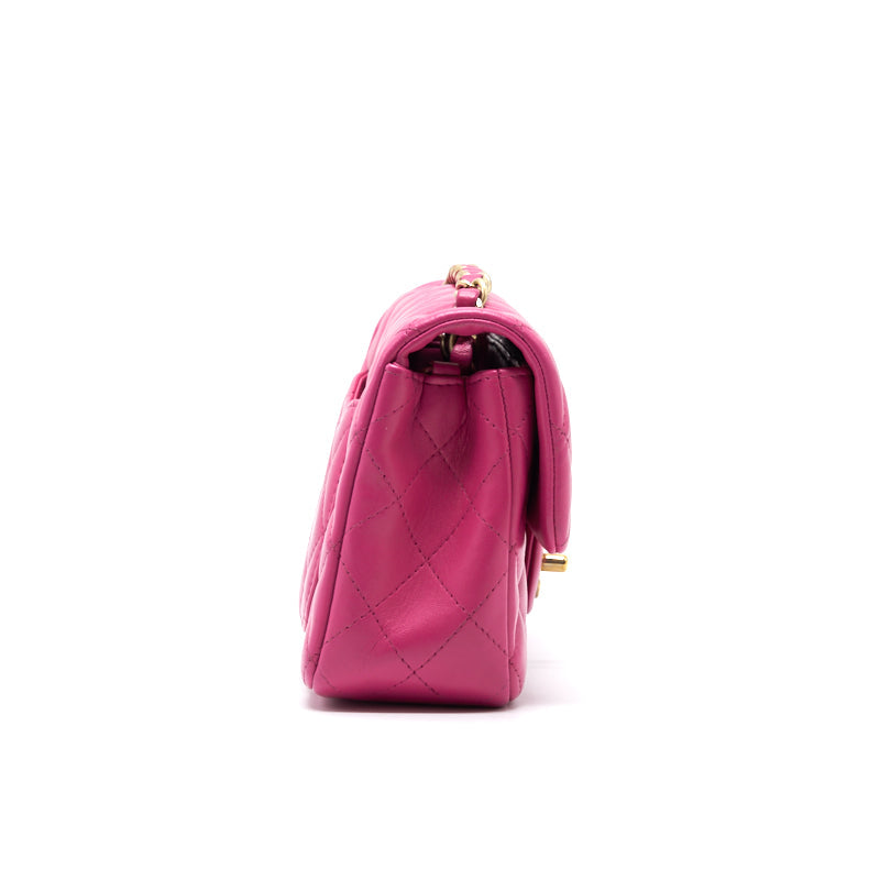 Chanel Lambskin Rectangular Mini Flap Bag
