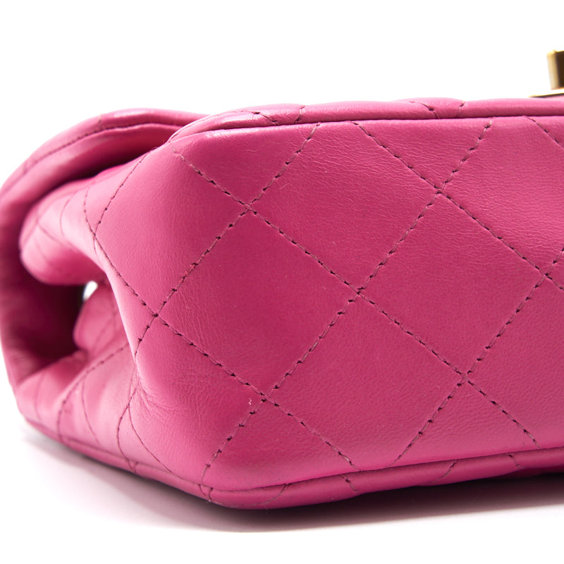 Chanel Lambskin Rectangular Mini Flap Bag