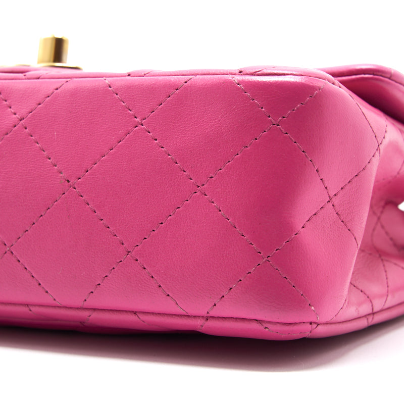 Chanel Lambskin Rectangular Mini Flap Bag