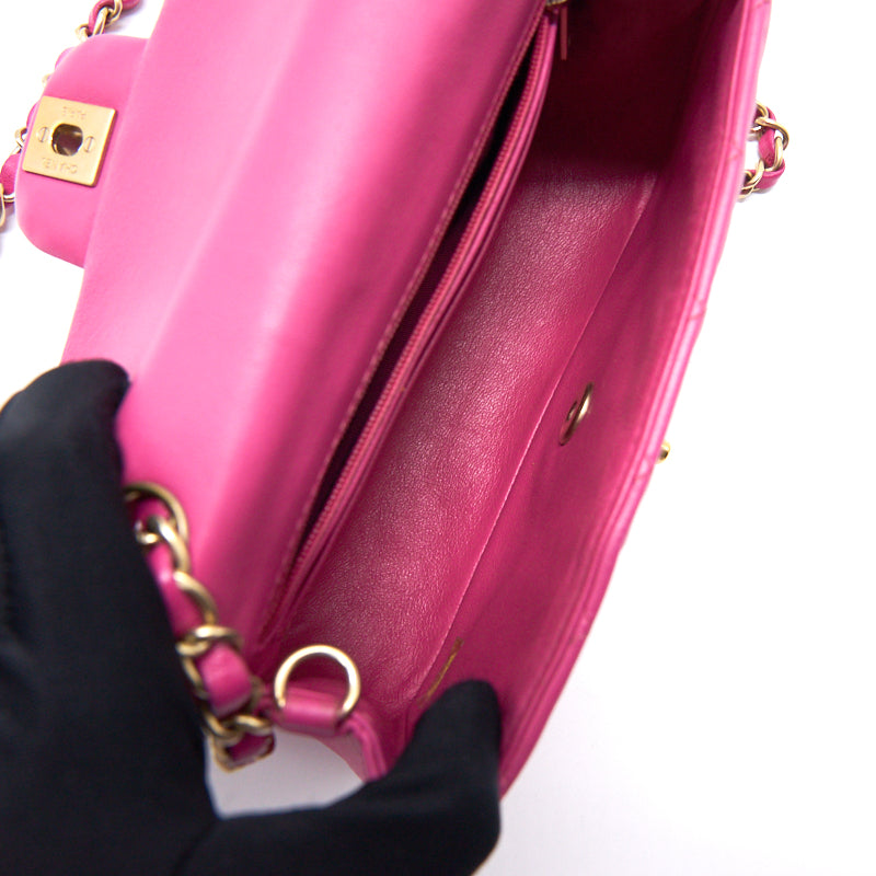 Chanel Lambskin Rectangular Mini Flap Bag