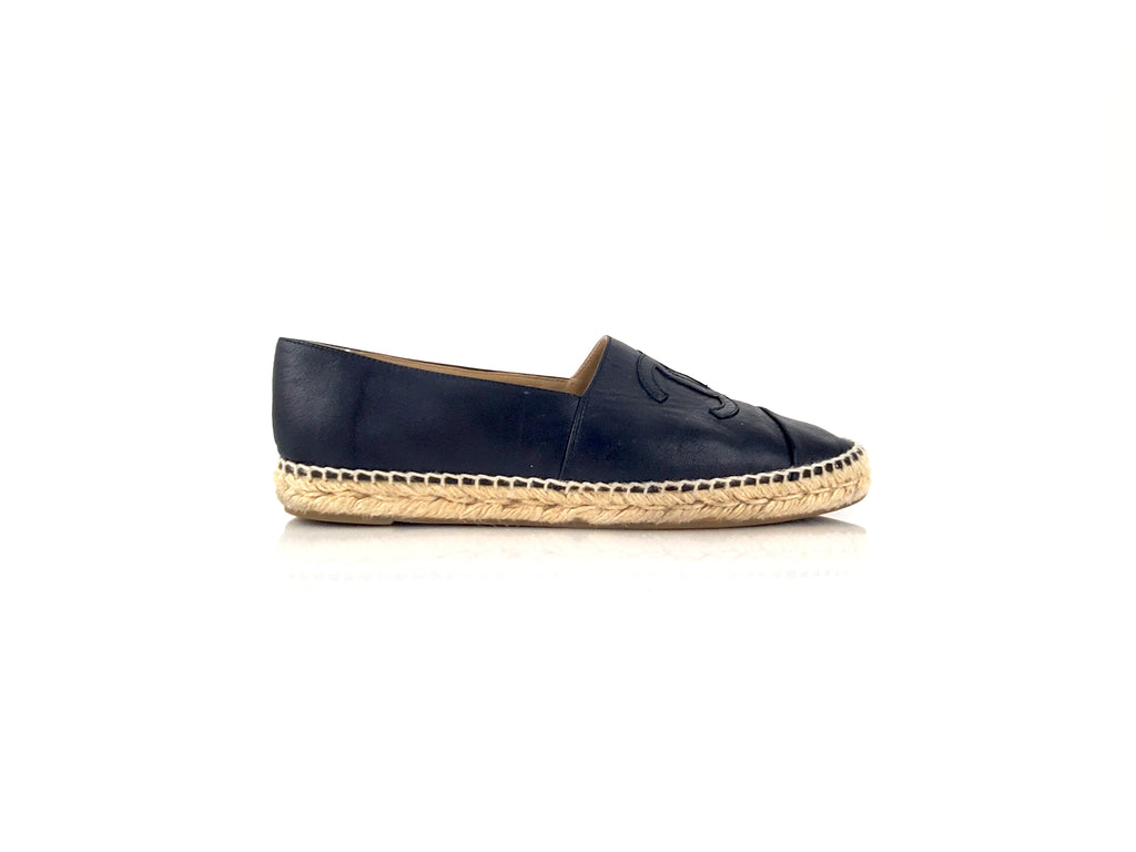 Chanel Leather Espadrilles 42