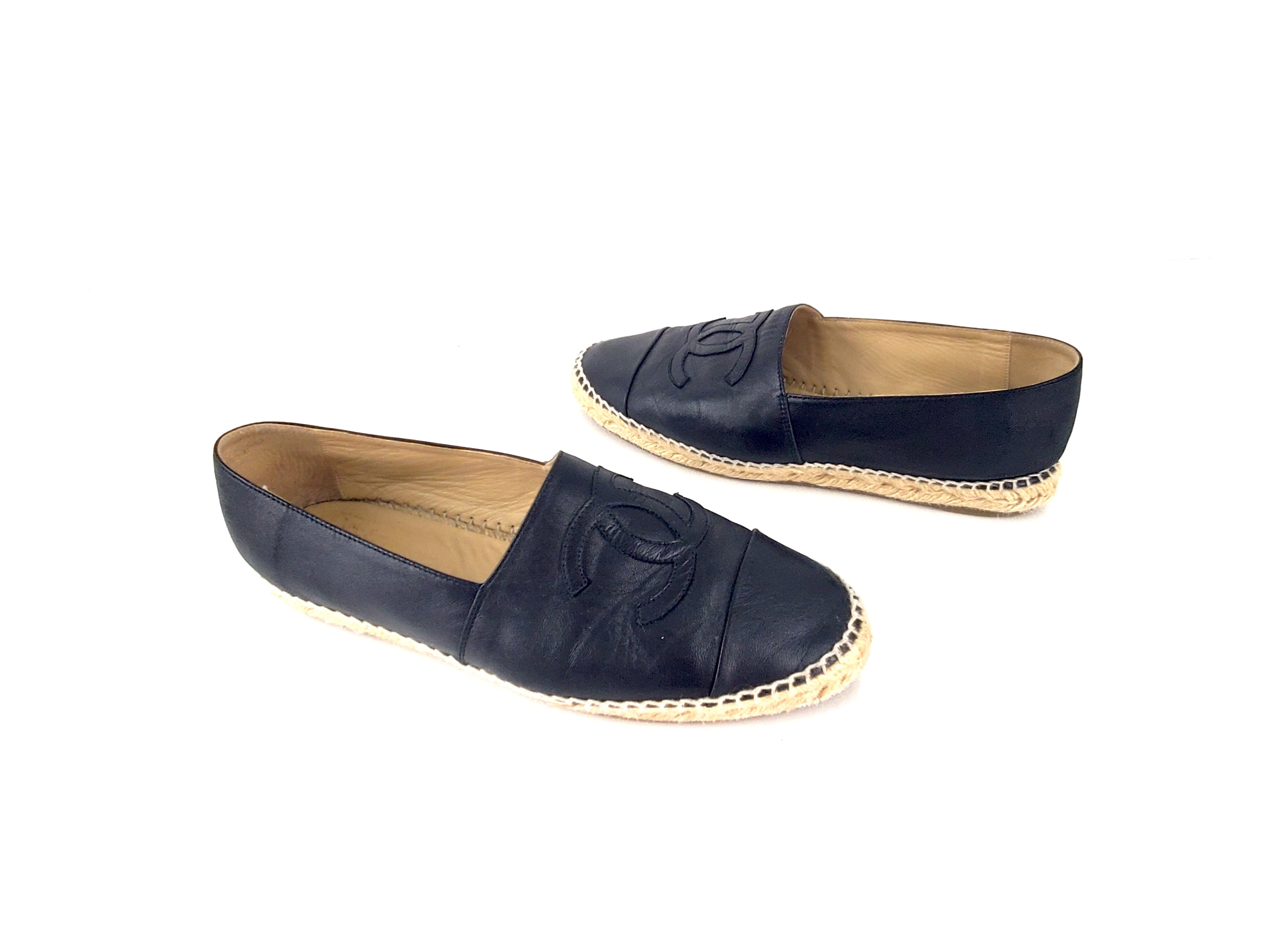 Chanel Leather Espadrilles 42