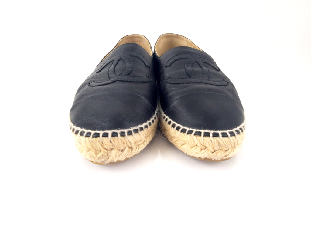 Chanel Leather Espadrilles 42
