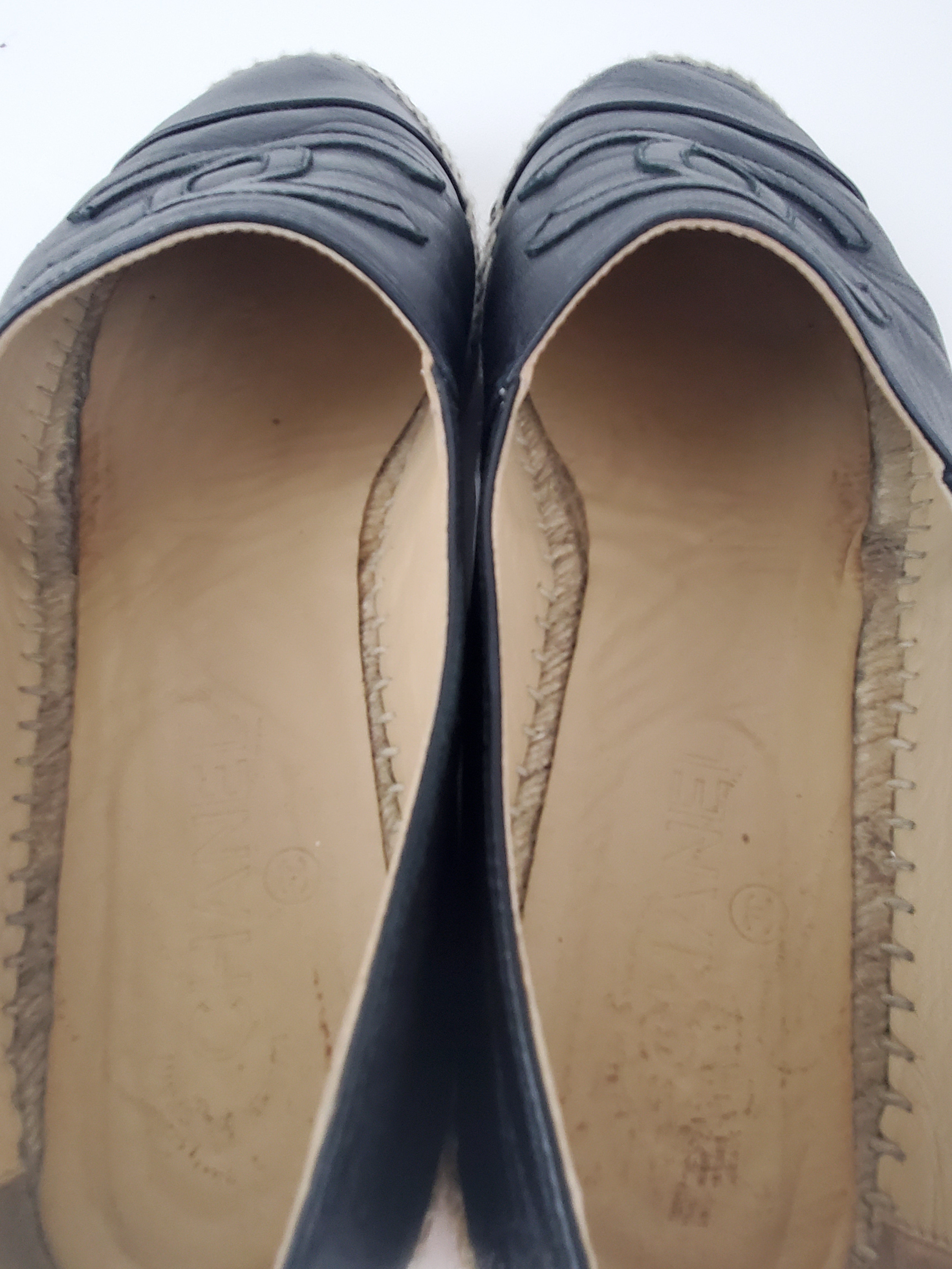 Chanel Leather Espadrilles 42