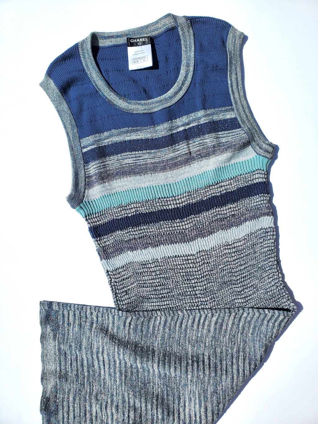 Chanel Stretch Sleeveless Dress 46