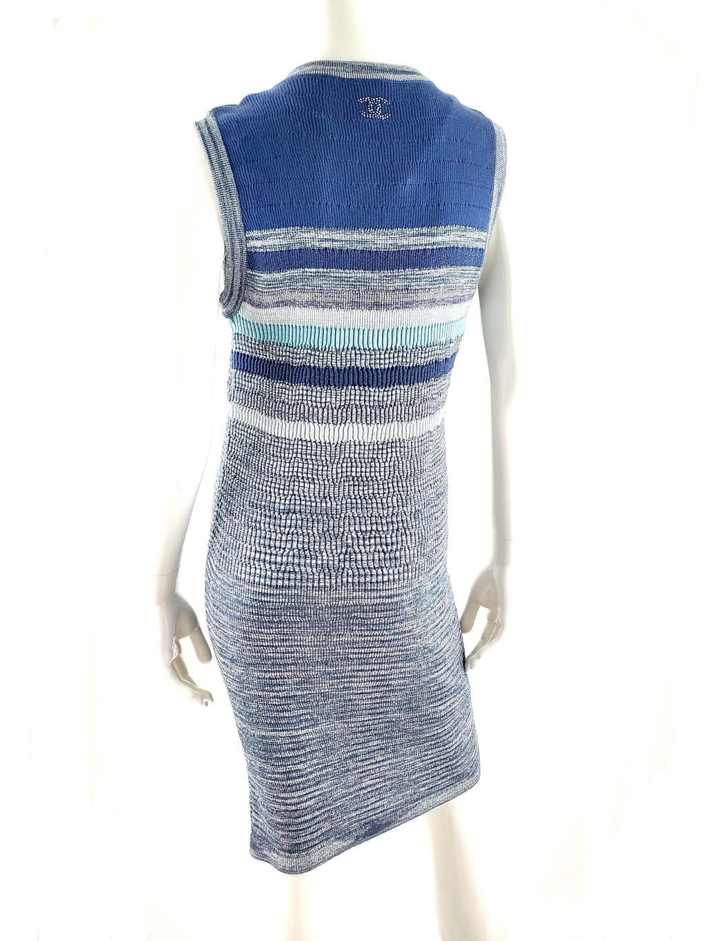 Chanel Stretch Sleeveless Dress 46