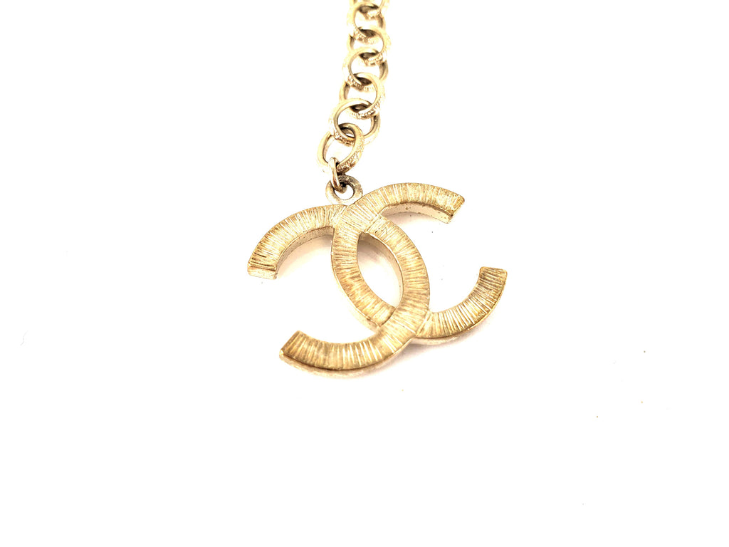 Chanel 17A Fancy Chain Logo Hip Belt 80