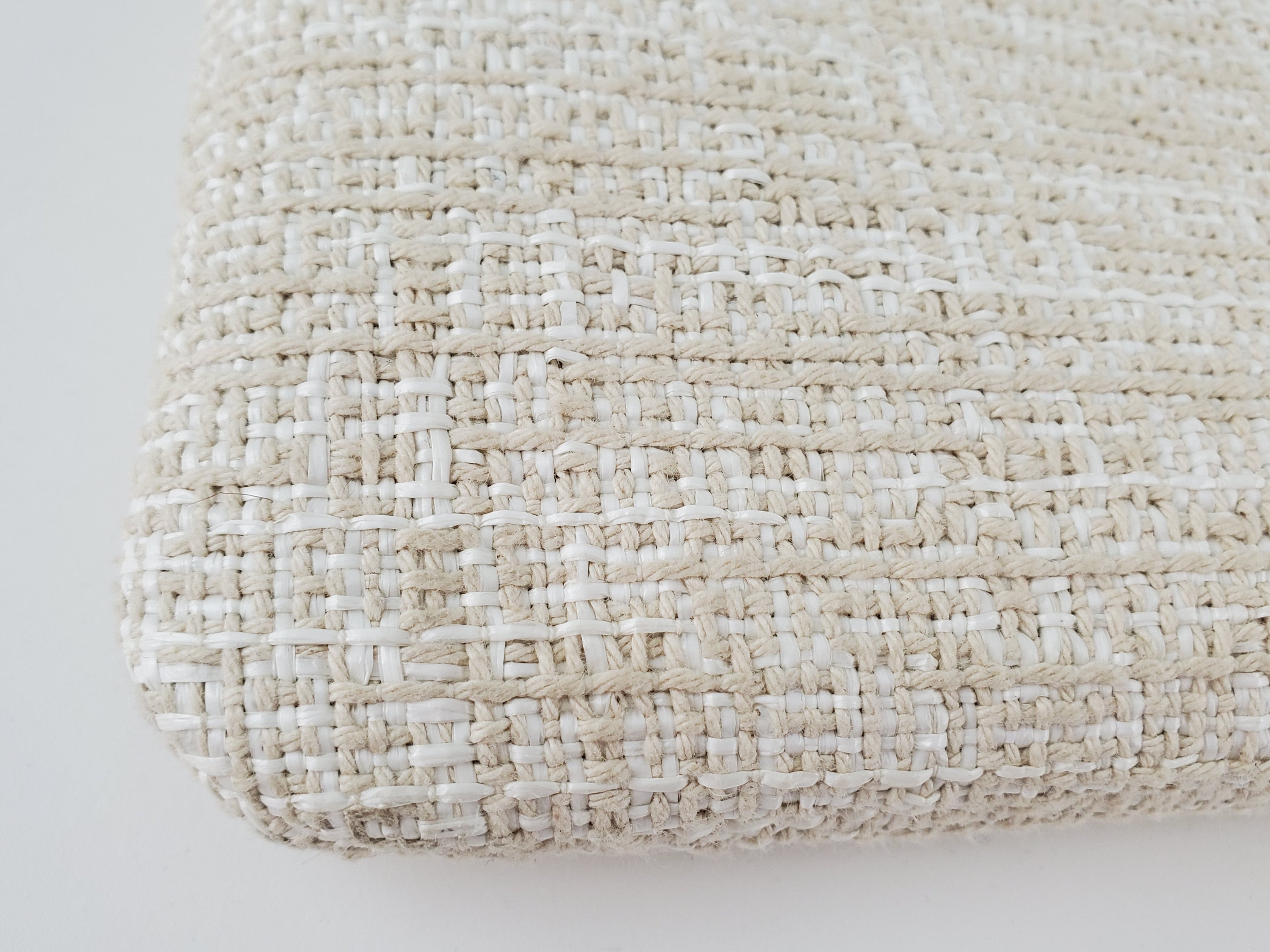 Chanel Large Deauville O-Case Woven Clutch Laptop Holder