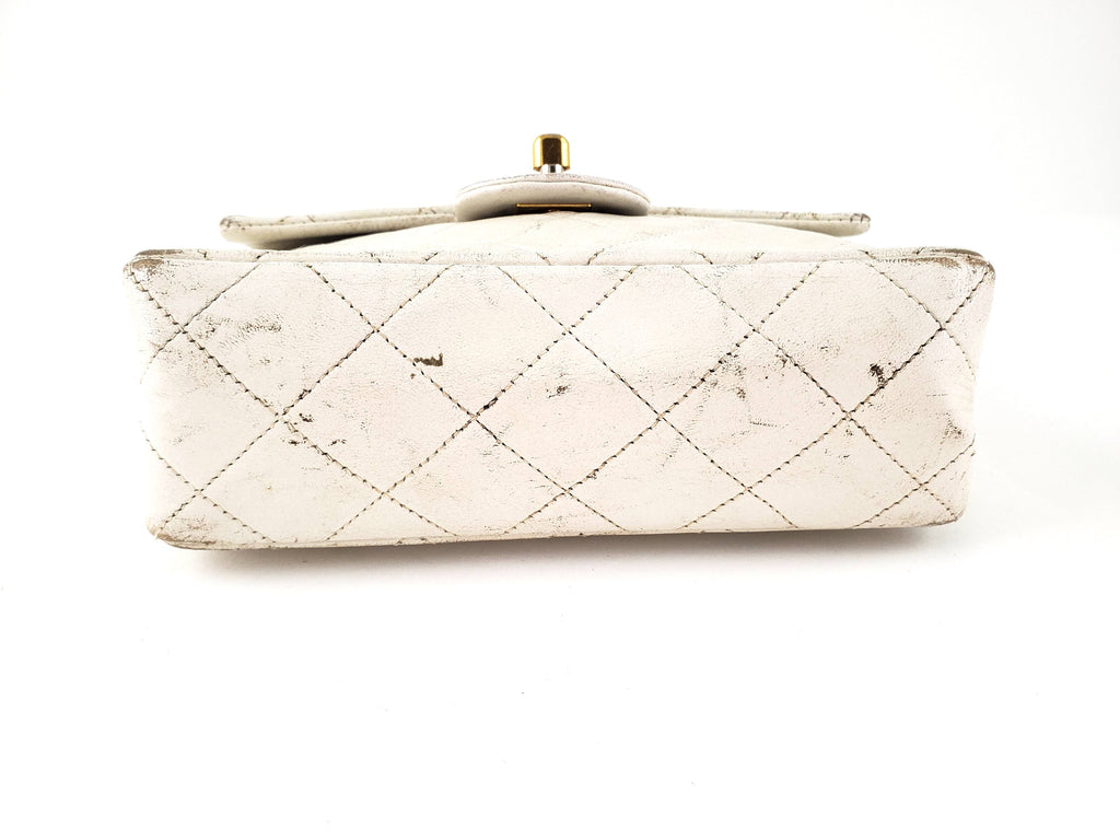 Chanel Vintage Quilted Classic Mini Square Flap Bag