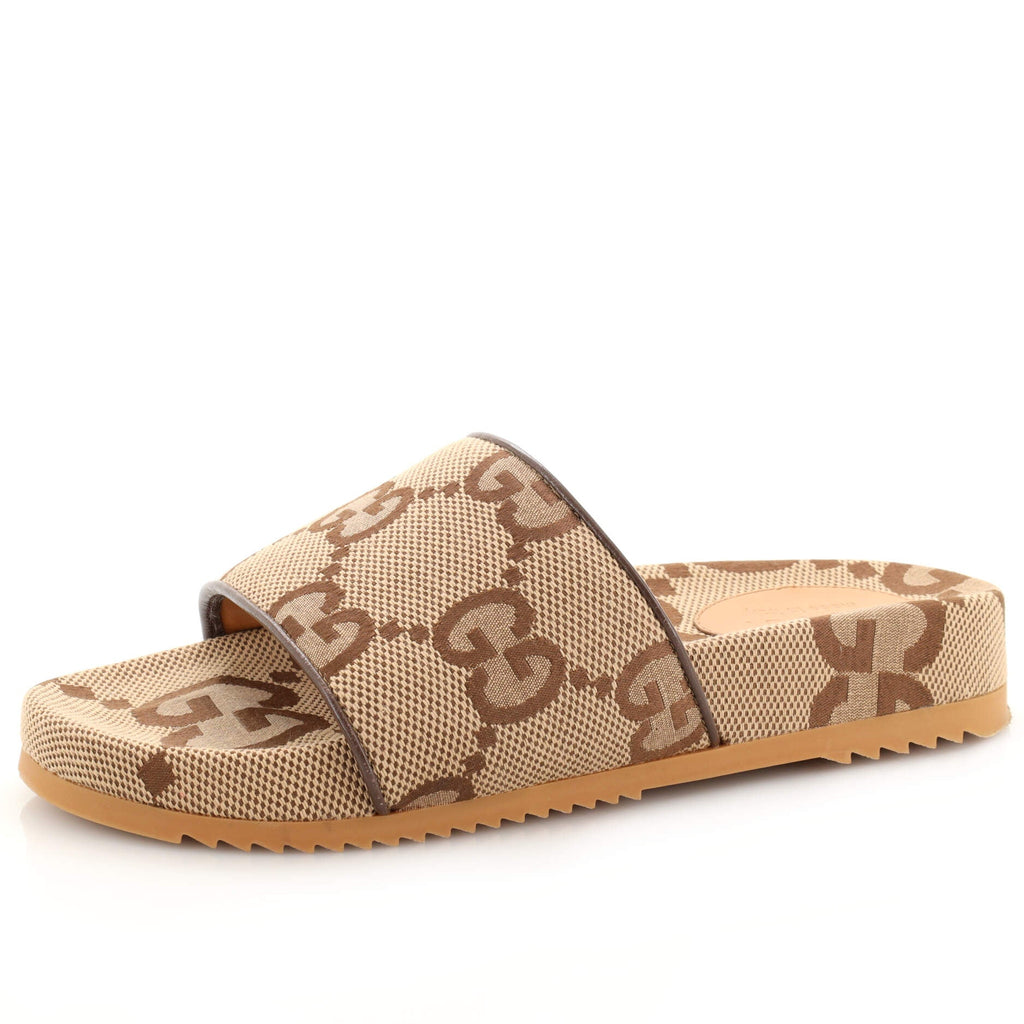Men's Slide Sandals Maxi GG Canvas