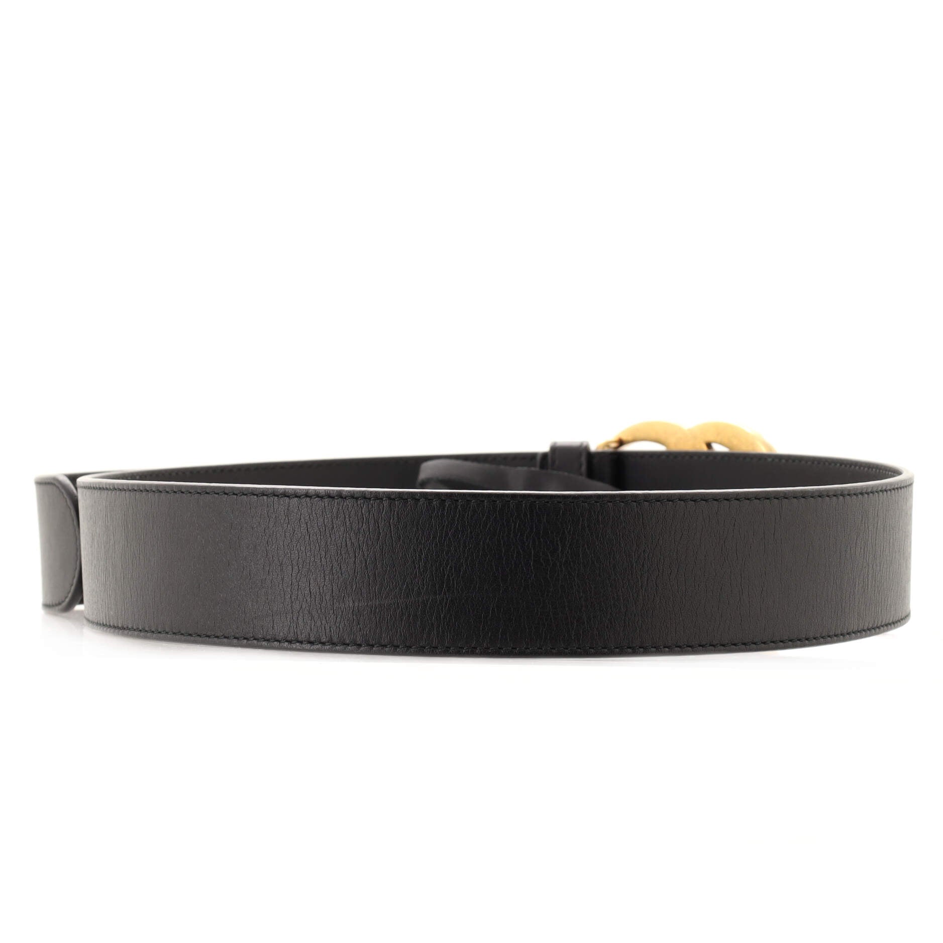 Pearly GG Marmont Belt Leather Wide 85