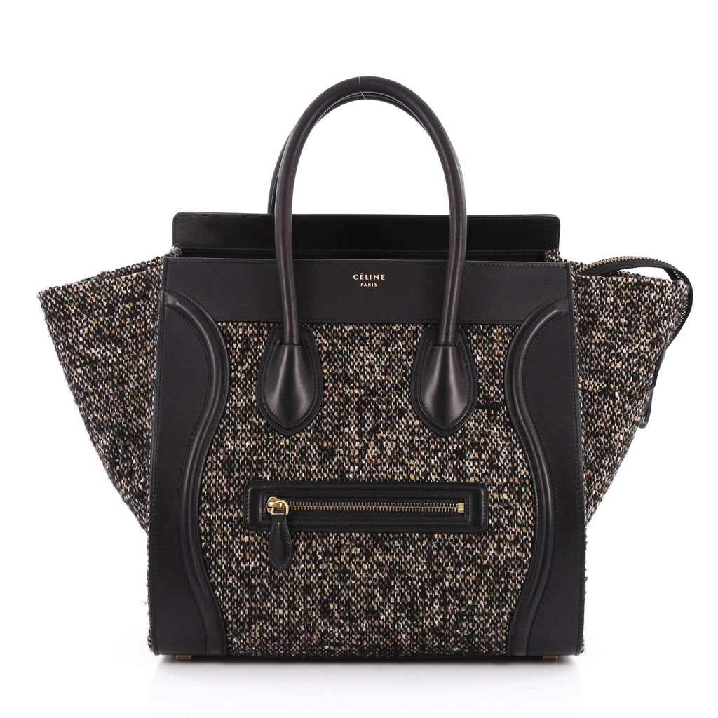 Luggage Handbag Tweed Mini