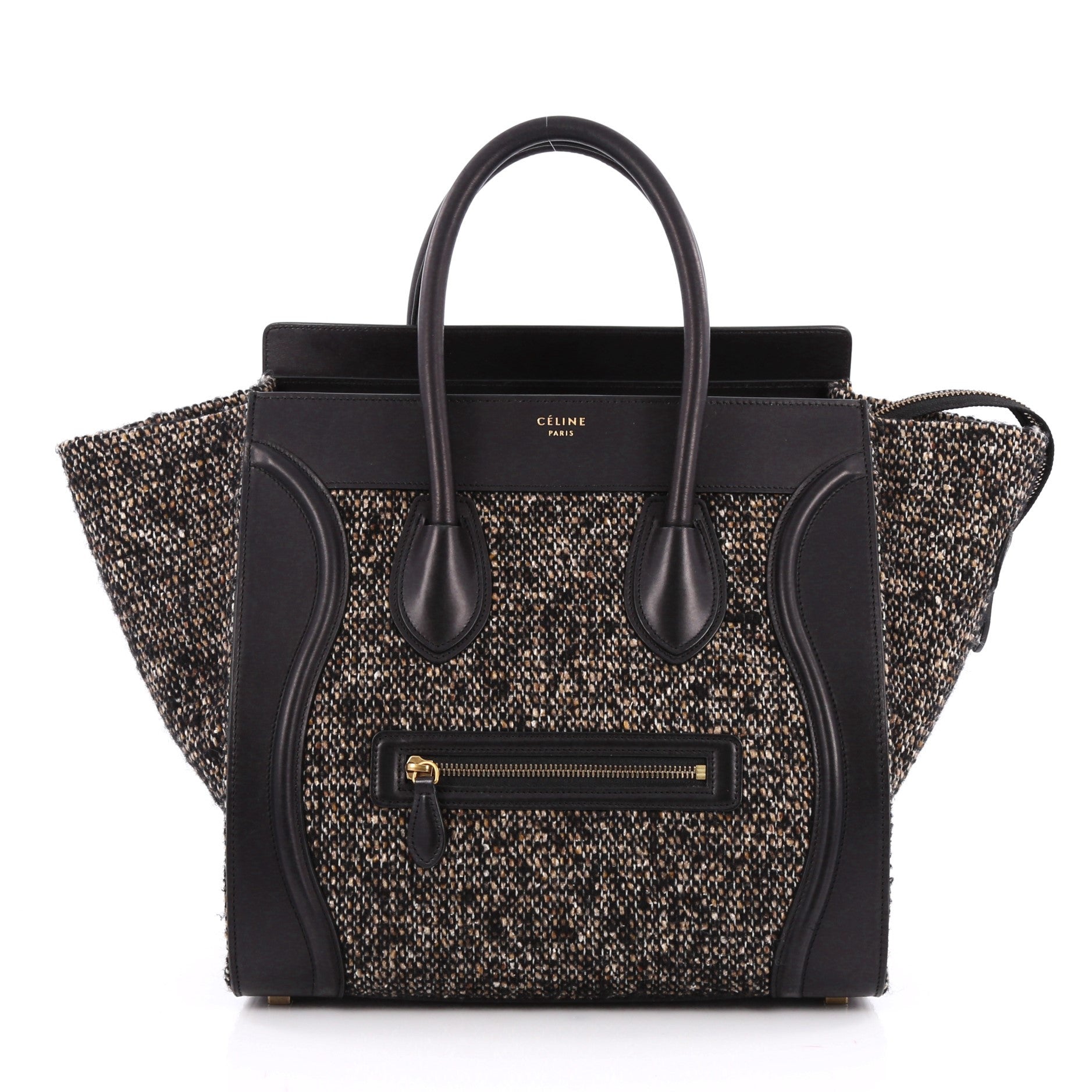 Luggage Handbag Tweed Mini