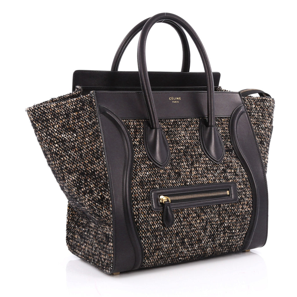 Luggage Handbag Tweed Mini