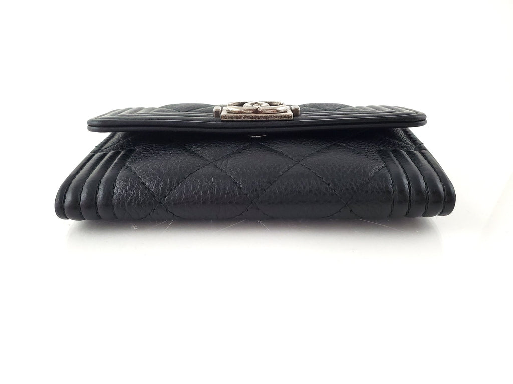 Chanel 2016 Boy Calfskin Leather O  Holder Case