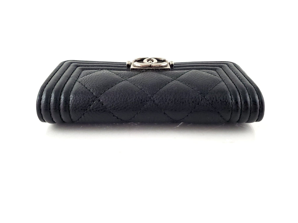 Chanel 2016 Boy Calfskin Leather O  Holder Case