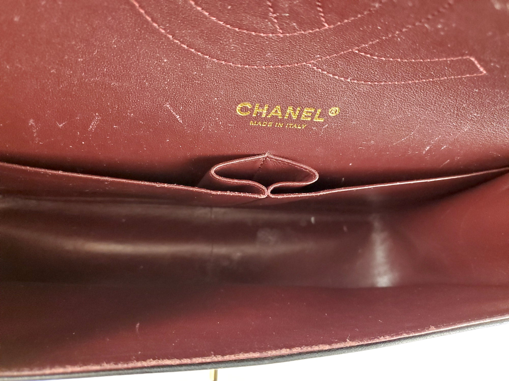 CHANEL Lambskin Quilted Gold Hardware Jumbo Classic Double Flap Bag