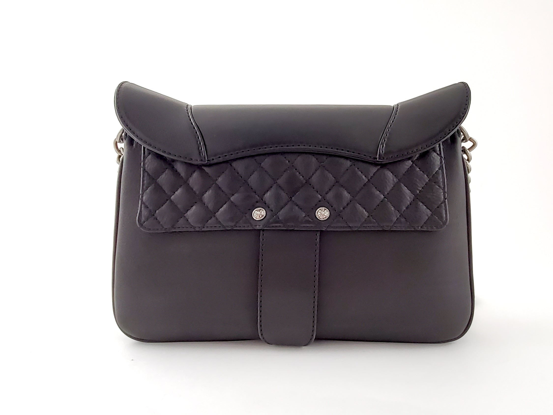 CHANEL Black Paris-Dallas Fringe Saddle Messenger Bag