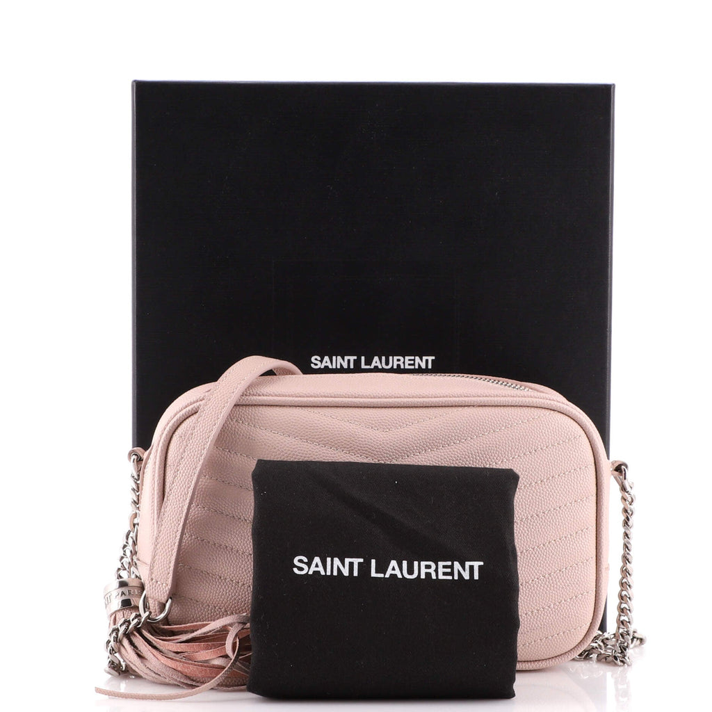 Lou Camera Bag Matelasse Chevron Leather Mini