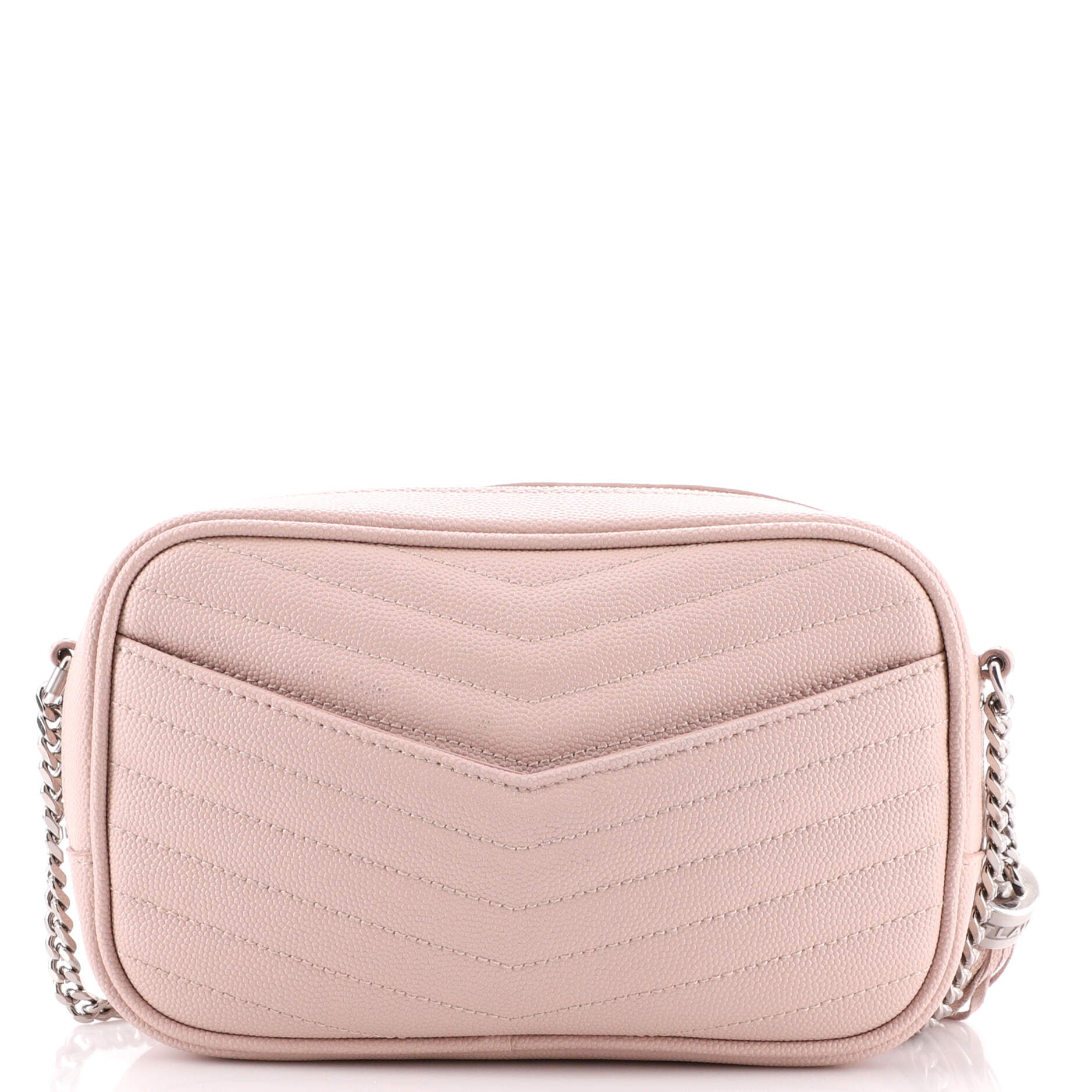 Lou Camera Bag Matelasse Chevron Leather Mini