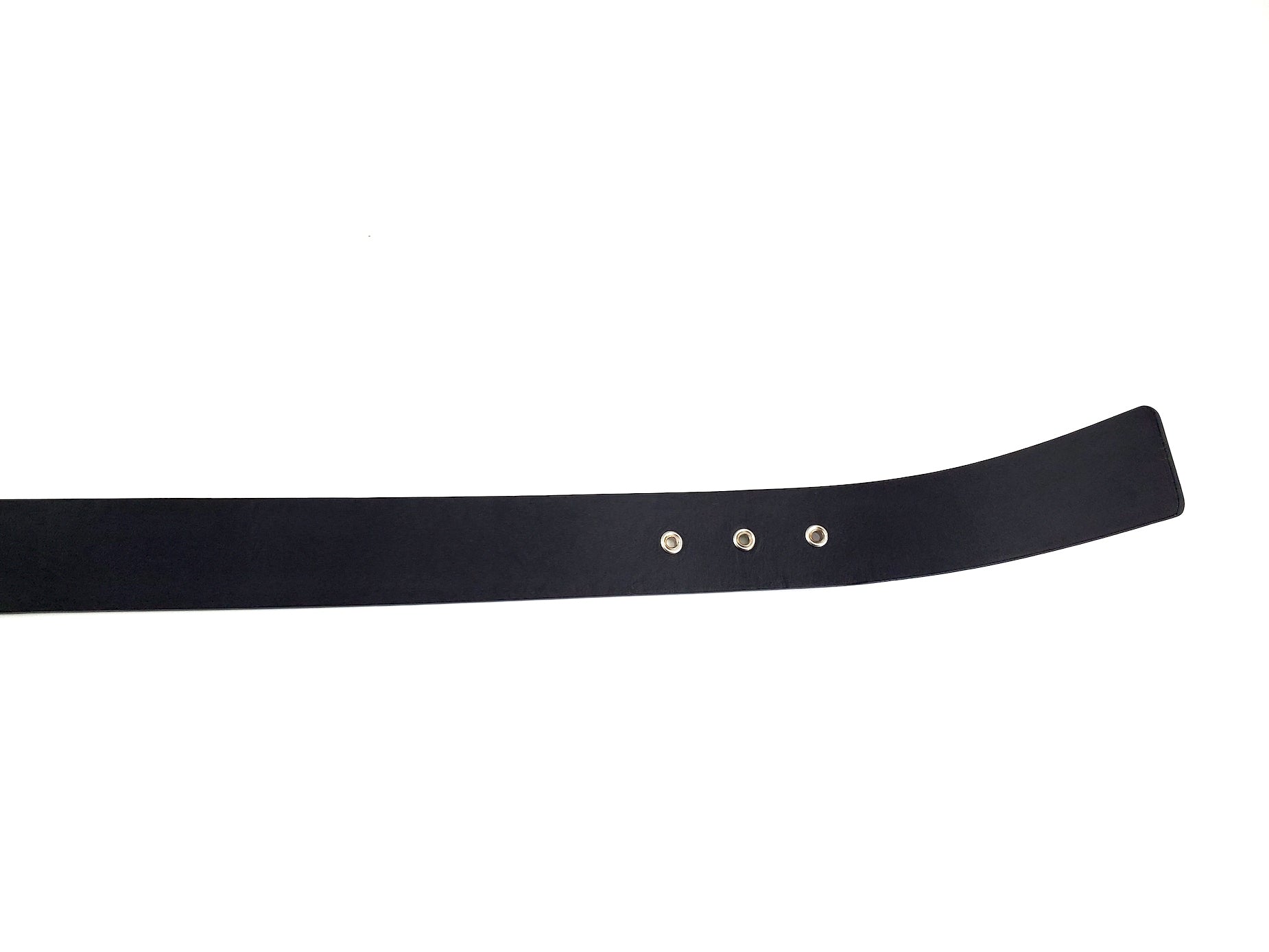 CHANEL 2020 Interlocking CC Logo Leather Belt 85 34