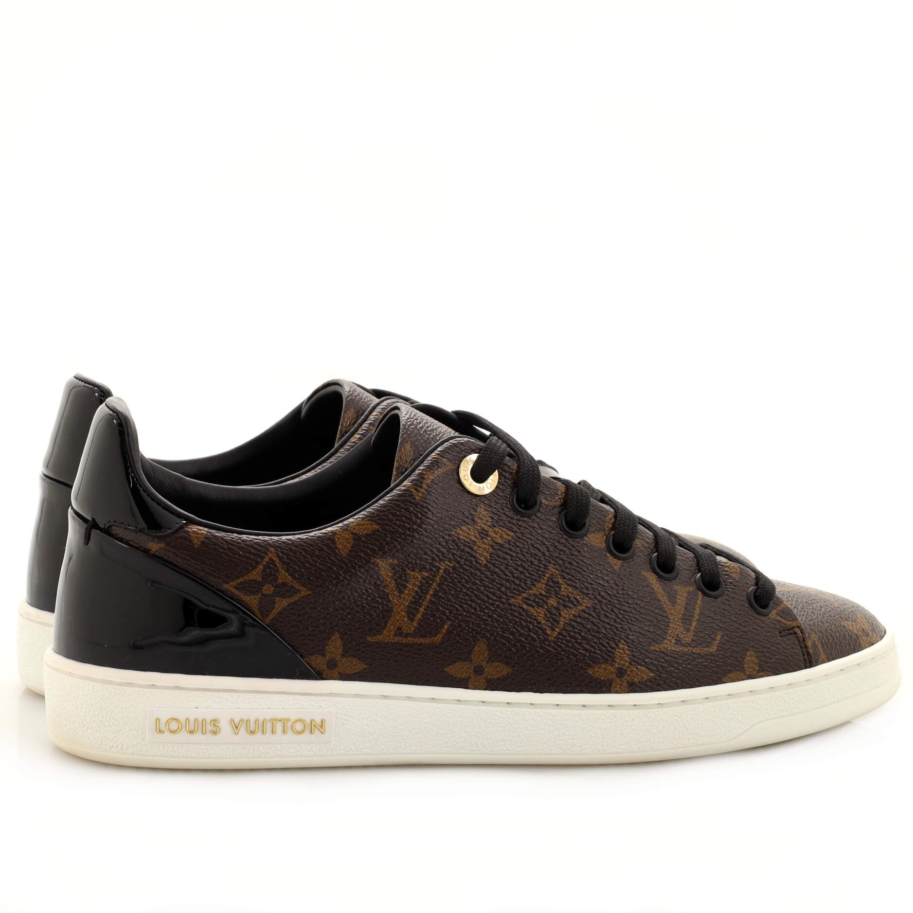 Women's FrontRow Sneakers Monogram Canvas with Patent