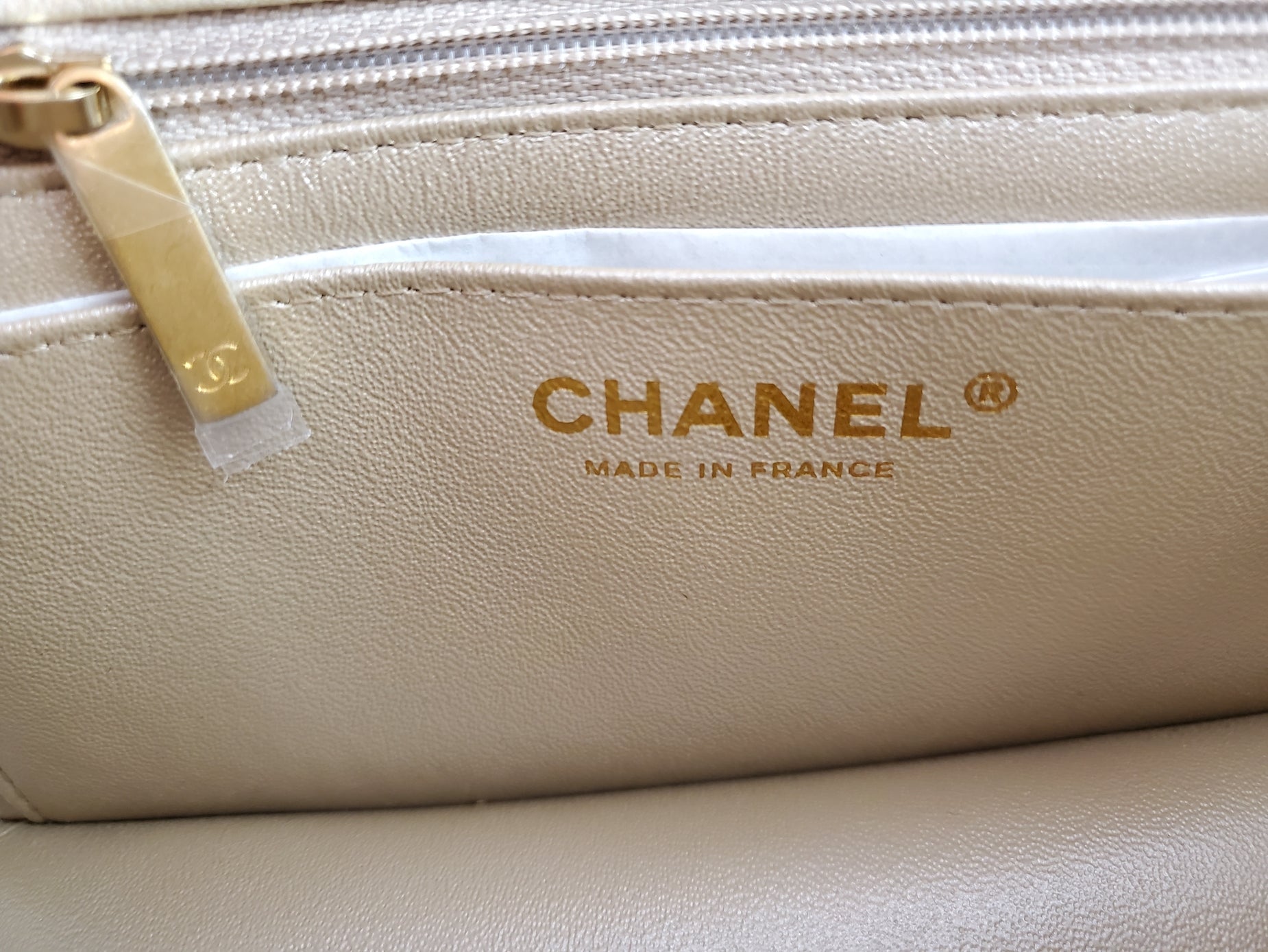 New Chanel Classic 2022 Rectangular Mini Gold Ombre Flap Bag
