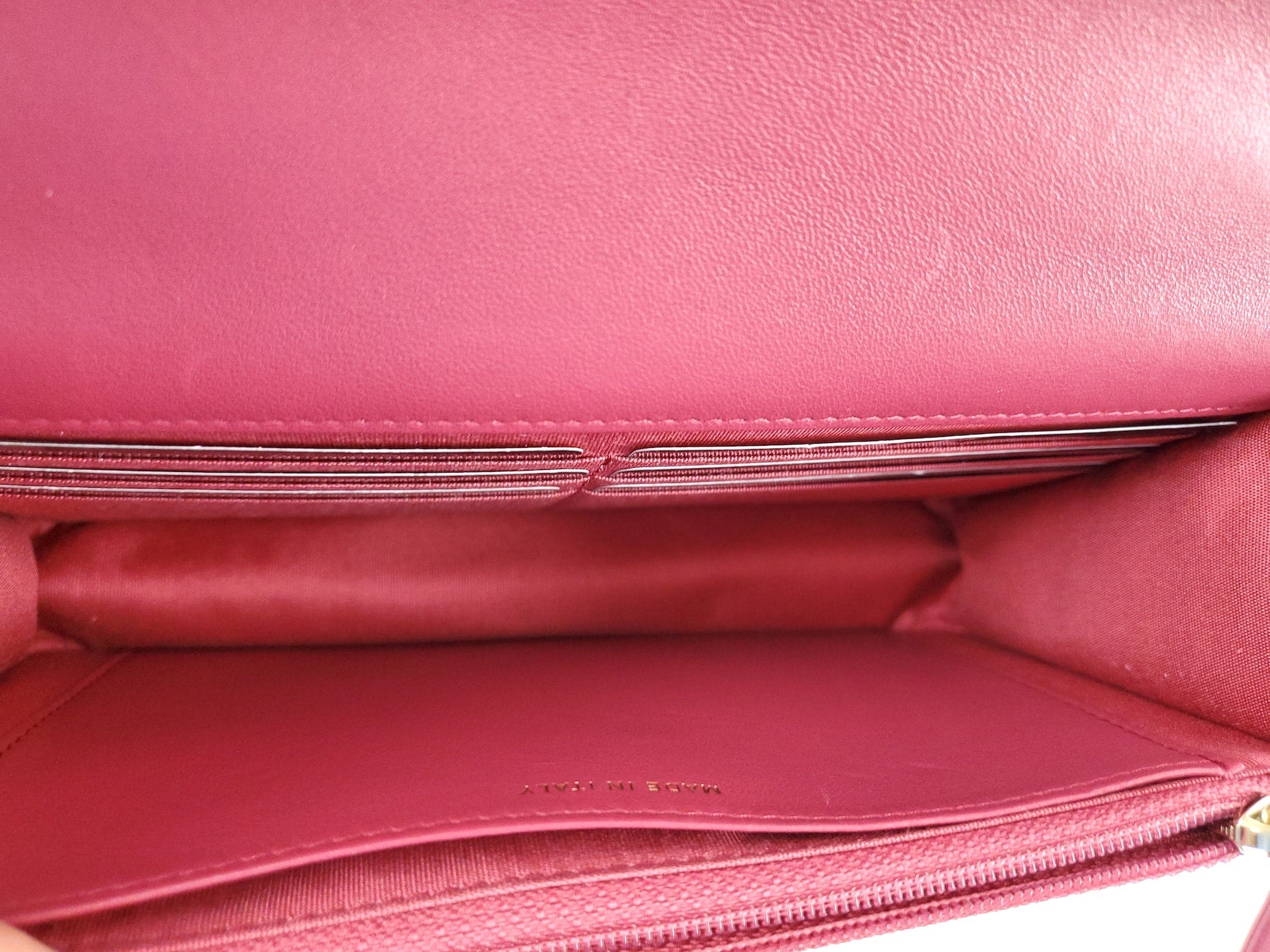 CHANEL 19 21A Pink Wallet on the Chain Crossbody Bag