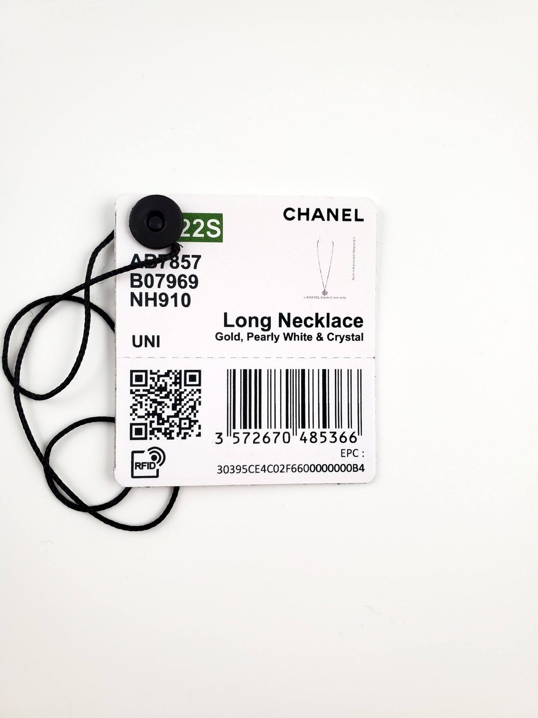 New CHANEL 22S Pendant Long Necklace