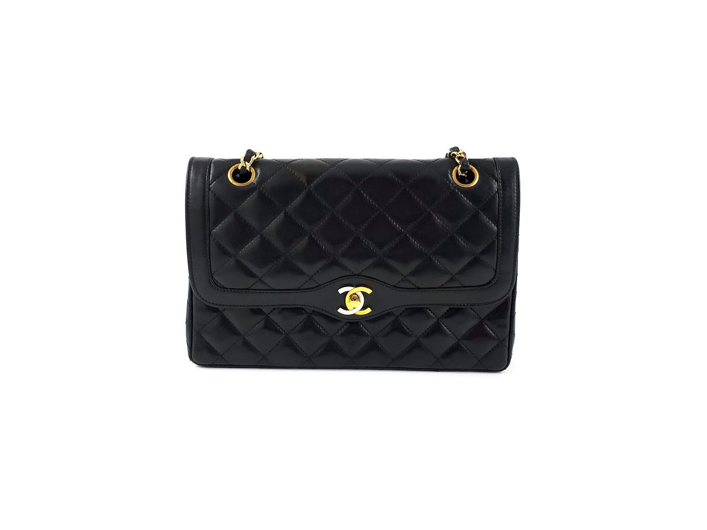 CHANEL Vintage Paris Matelasse Limited Flap Bag