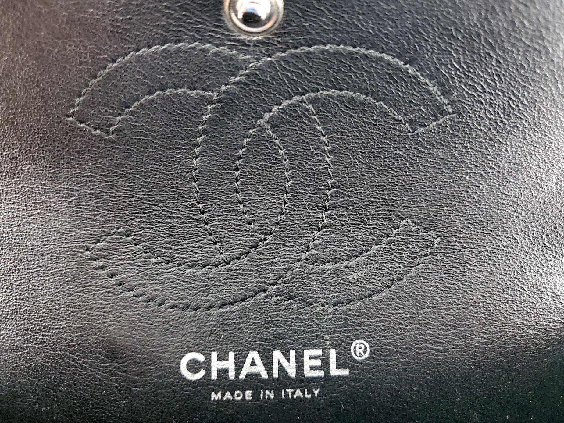 CHANEL Classic Reissue 2.55 224 Black Mini Flap Bag