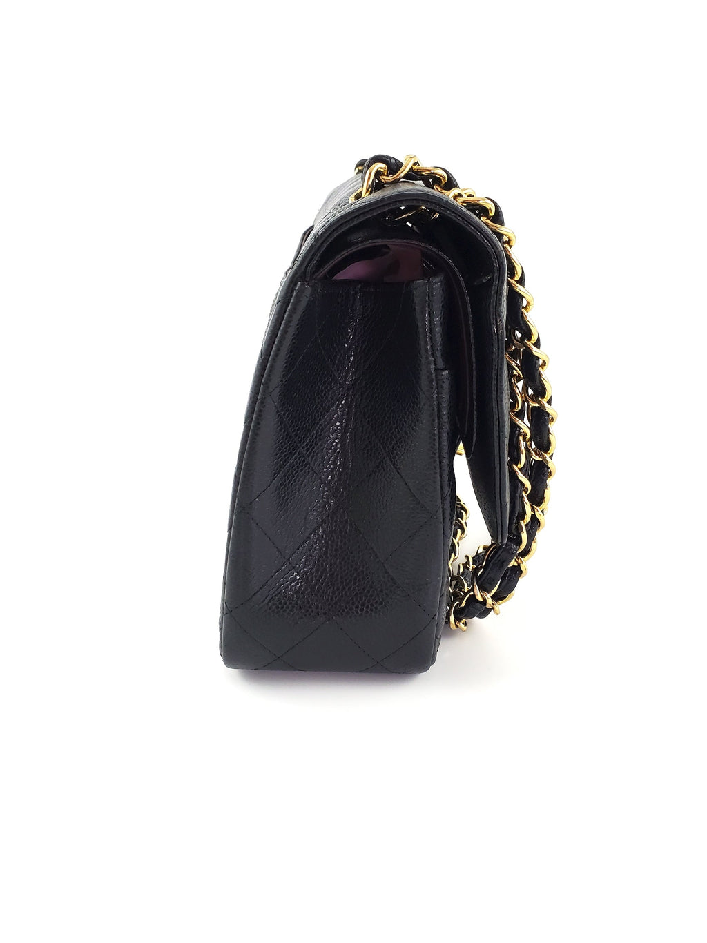 CHANEL Black Caviar Jumbo Classic Double Flap Bag
