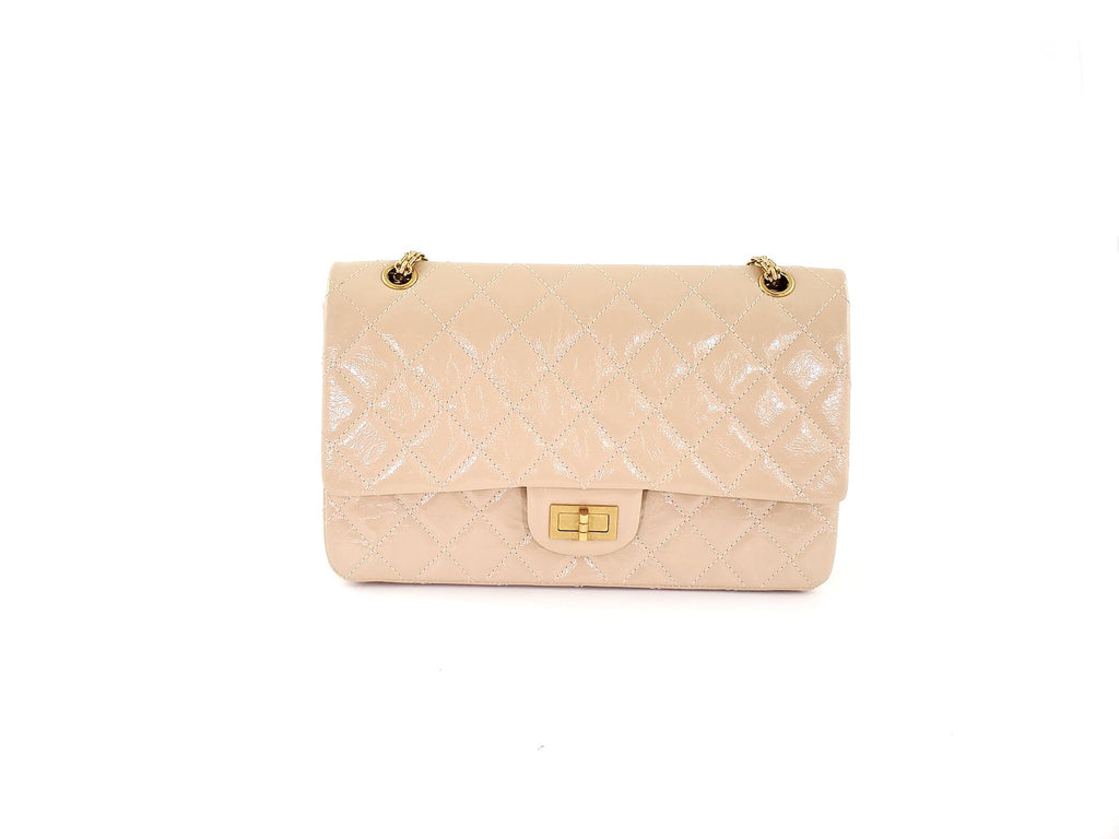 CHANEL 2.55 Beige 227 Reissue Classic Shoulder Crossbody Flap Bag