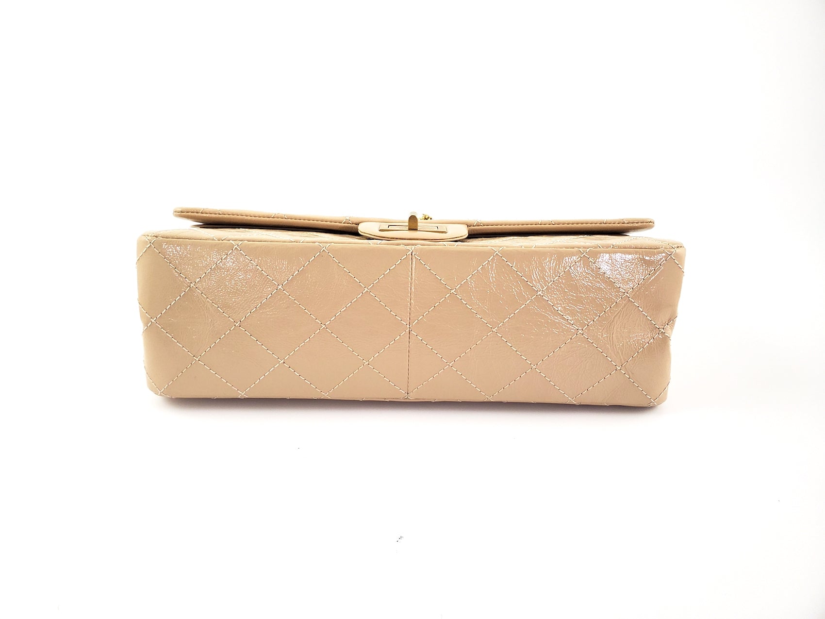 CHANEL 2.55 Beige 227 Reissue Classic Shoulder Crossbody Flap Bag