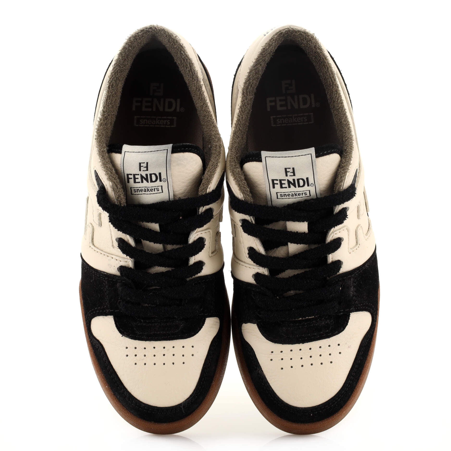 Men's Match Low-Top Sneakers Leather