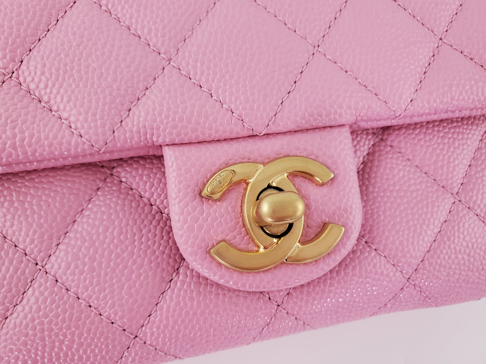 New CHANEL Pick me Up Pink Caviar Chain Waist Belt Bag