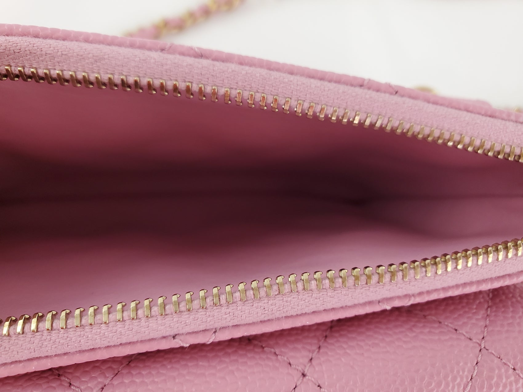 New CHANEL Pick me Up Pink Caviar Chain Waist Belt Bag