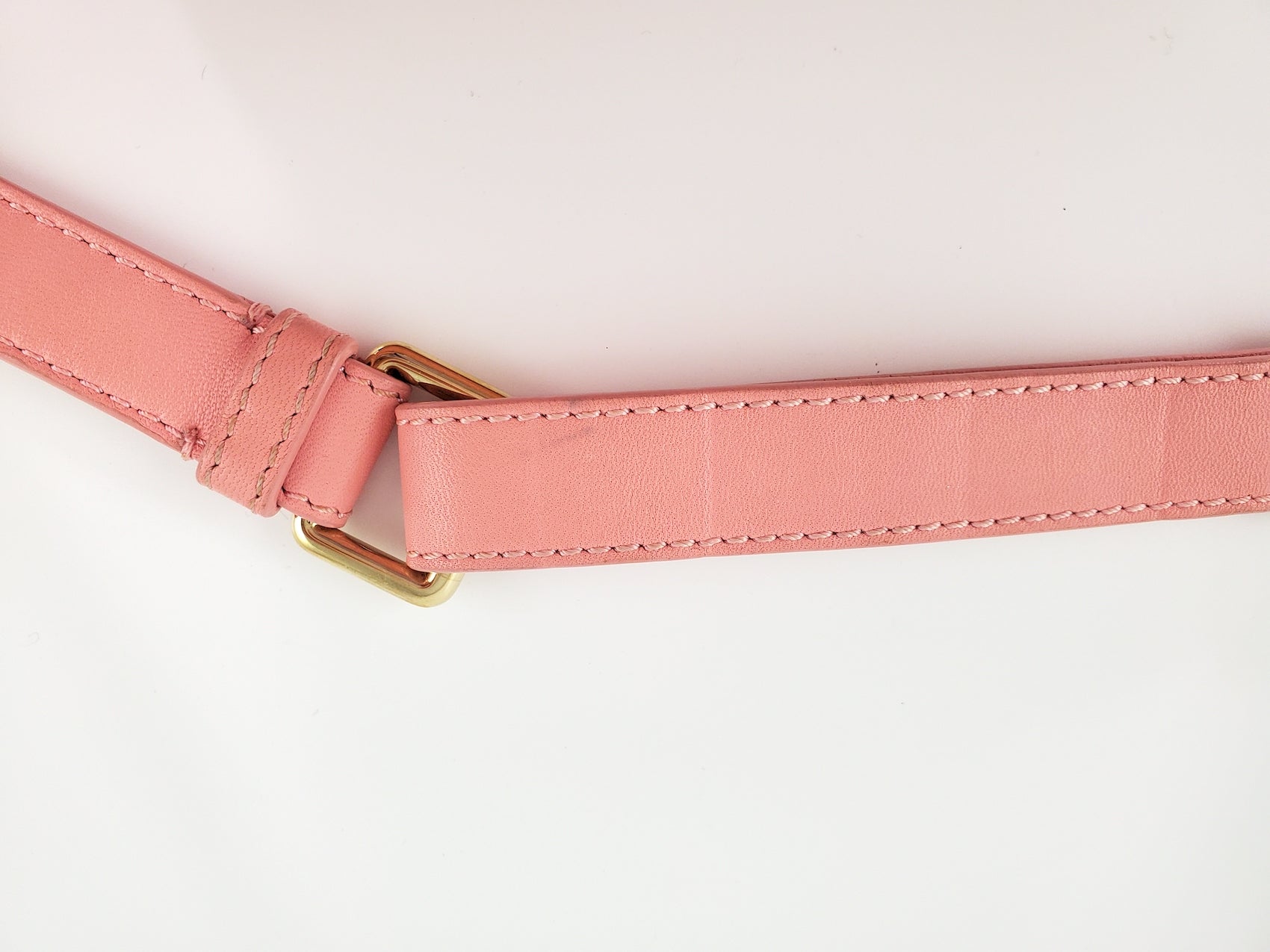 CHANEL Pink Leather CC Quilted Bi Waist  Bag