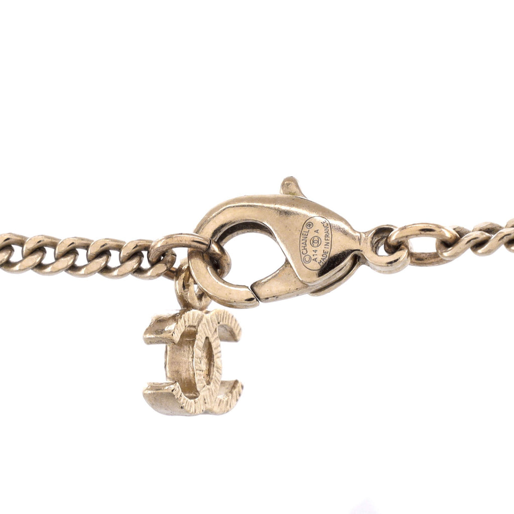 Paris-Dallas Sheriff Badge Logo Necklace Metal