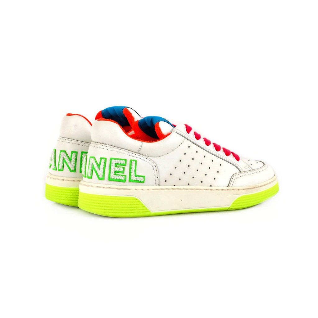 Women's Logo Low-Top Sneakers Leather