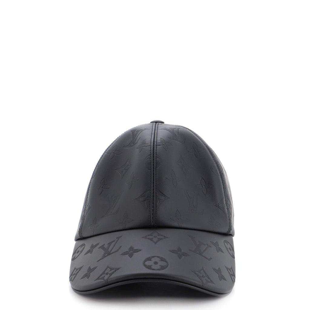 Baseball Cap Monogram Shadow Leather