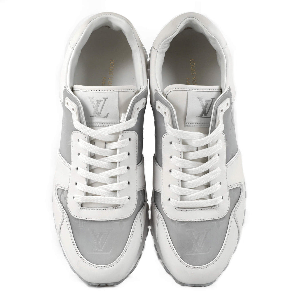 Men's Run Away Sneakers Monogram Iridescent Textile with Leather