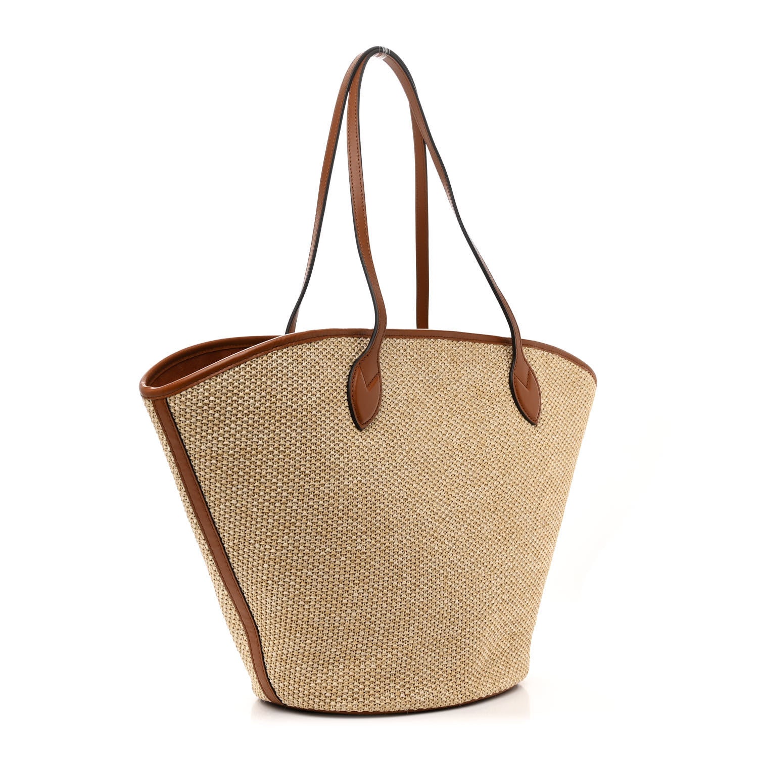 Raffia Saint Jacques Tote Caramel