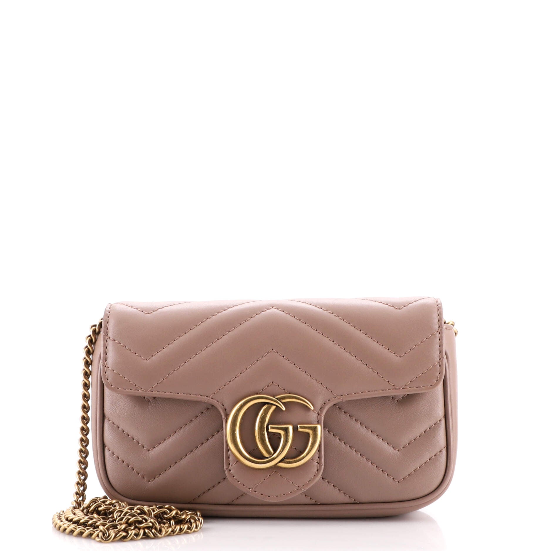 GG Marmont Flap Bag Matelasse Leather Super Mini